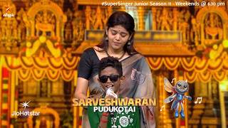 Maanguyile Poonguyile Song by #Sarveshwaran 🔥❤️😍 | Super Singer Junior 11 | Episode Promo
