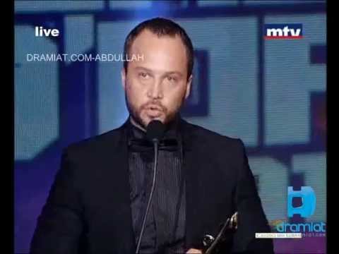 مكسيم خليل  جائزة افضل ممثل لسنة 2013 في حفل الموركس دور