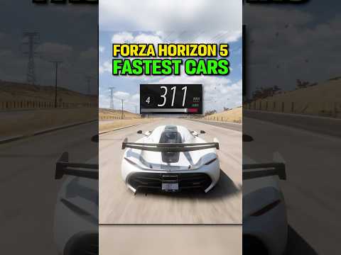Top 5 FASTEST Cars in Forza Horizon 5!