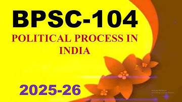 IGNOU BPSC-104 Solved Assignment English Medium 2025-26 For July 2025 and January 2026 Sessions