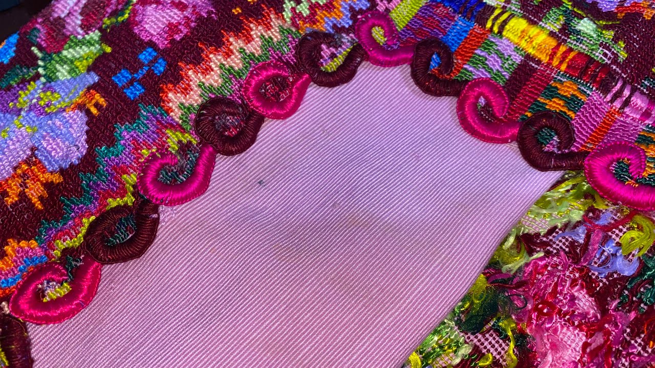 Idea de cuello huipil #bordadoamano