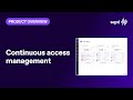 Continuous access management