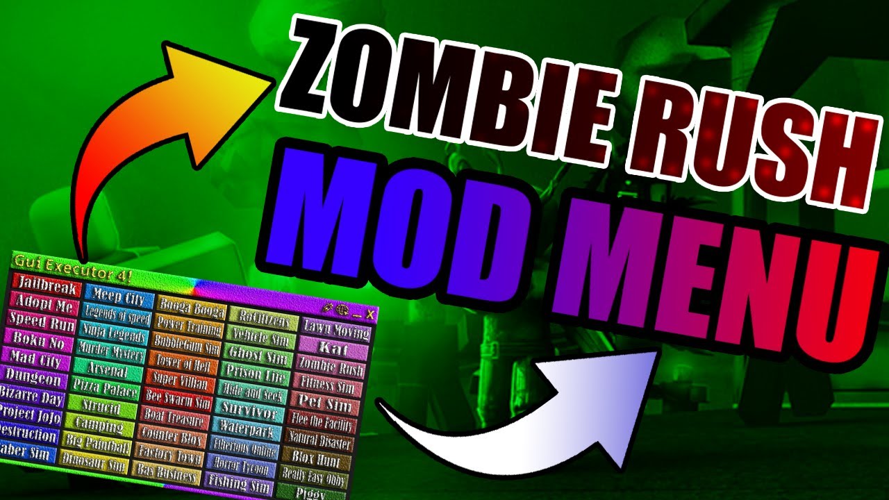 Roblox Zombie Rush | MOD MENU UNLOACK ALL WEAPONS 2020 *WORKING* - YouTube