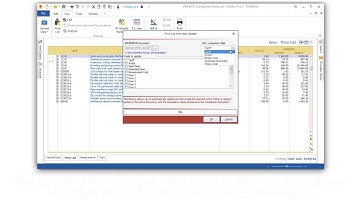 PriMus Tutorial - Price List: "Update P.L. items" - ACCA software