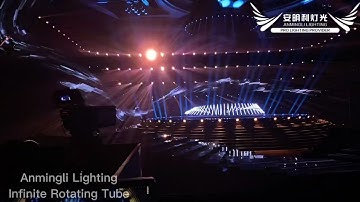 LED Infinite Flux Rotating Interactive Pixel Tube Bar | Anmingli Lighting