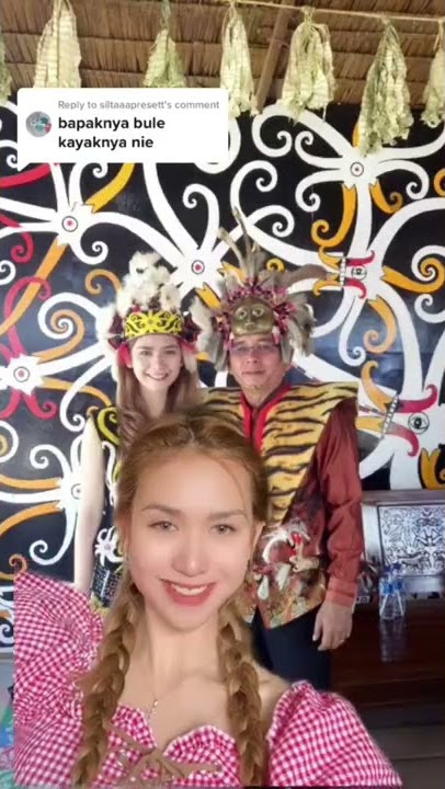 Gak ada keturunan bule, orang tua asli dayak kenyah kalimantan utara