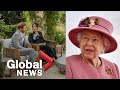 The Queen reacts to Meghan and Harry interview, says issues raised including race "concerning"