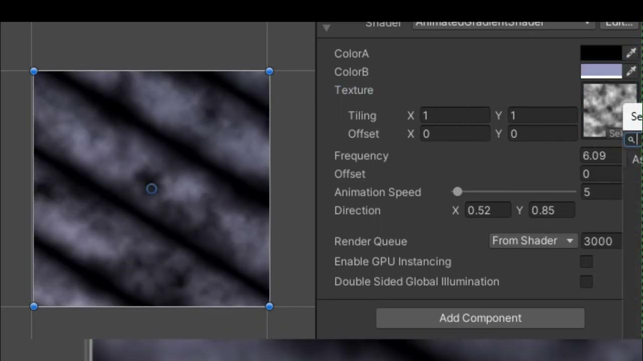 An animated HLSL gradient shader for unity - YouTube