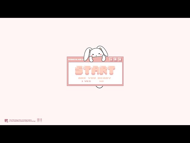 cute little bunny aesthetic Intro & Outro templates | FREE FOR USE class=