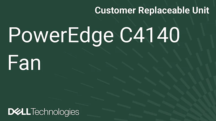 Dell  PowerEdge C4140: Remove/Install Fan