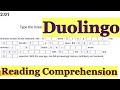 Duolingo Reading Comprehension: проходим вместе несколько реальных заданий. Letter Insertion. #18.