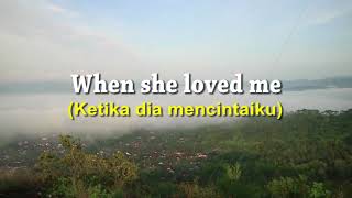 Lagu sedih tik tok when she loved me lirik dan terjemahan