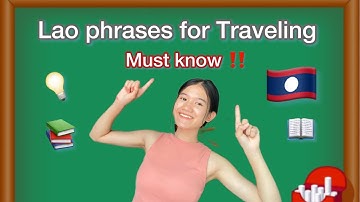 Restaurant phrases you MUST  know!!Episode 2. | Learn lao with julie