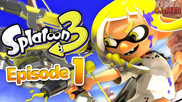 NEW Splatoon Game!! - Splatoon 3 Gameplay Walkthrough Part 1 - Story Mode! The Crater 100%!
