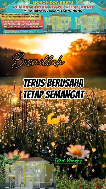 Terus Berusaha & Tetap Semangat #Jalani #Nikmati #Syukuri #TarisWinong