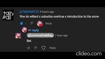 Willard transitioning to Suburbia Overture to Introduction to the Snow to Dream Sweet in Sea Major