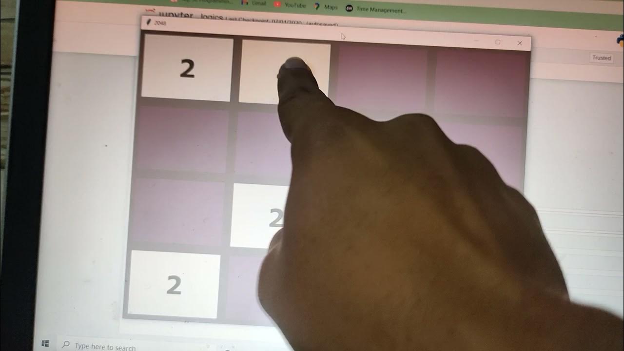 2048 game logic | python | TKinter - YouTube