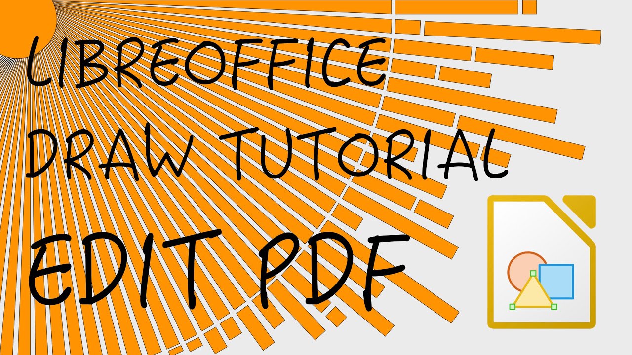 linux เบื้องต้น pdf  New Update  Edit PDF with LibreOffice Draw