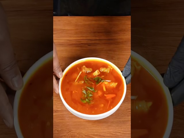 🍲 ASMR Mutton Paya Soup 🔥 | Rich & Spicy Bone Broth Sounds 🤤 #shorts #shortvideo