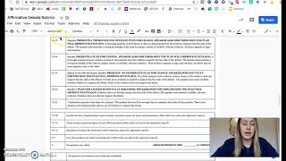 Affirmative Constructive Rubrics