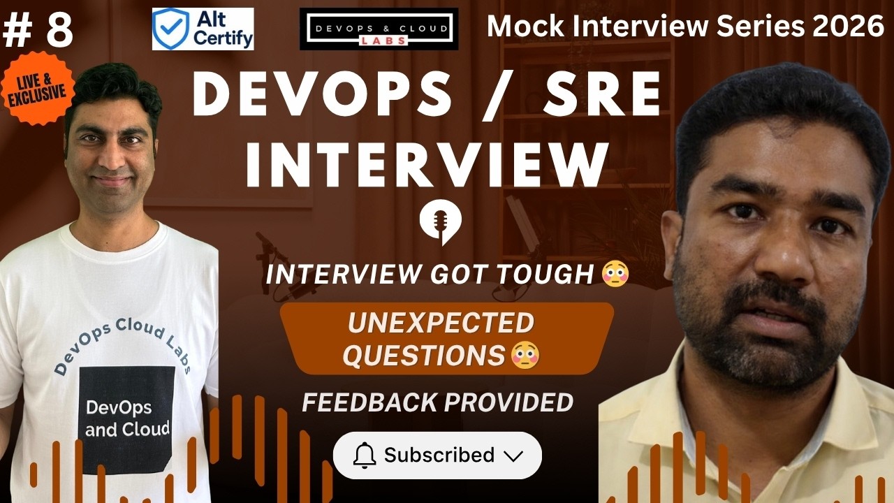 5+ YOE DevOps Interview 😳| Can He Clear? Full Mock + Honest Feedback ...