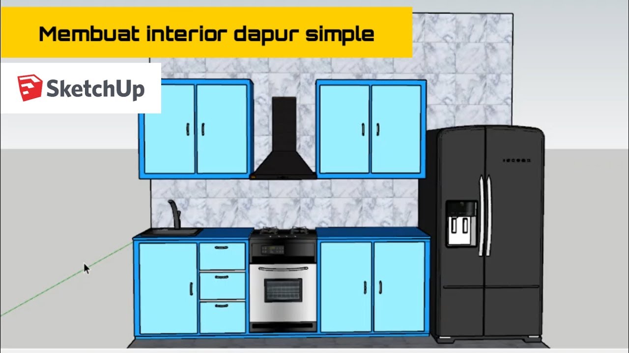 Learn Sketchup - Kitchen Design - YouTube