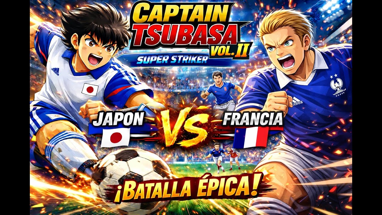 ⭐ 🇯🇵 Japón ⚔️ 🇫🇷 Francia – ¡Duelo ÉPICO! 🔥⚽ | Captain Tsubasa Vol. II Super Striker