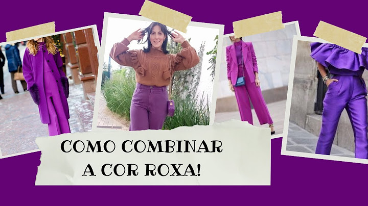 Cores que combinam com roxo escuro