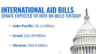 Senate to begin voting on $95B foreign aid bills today