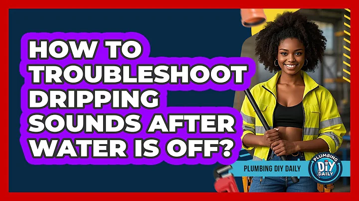 How To Troubleshoot Dripping Sounds After Water Is Off?