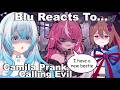 🩵 Blu Reacts To 😈 Camila Prank Calling Evil Neuro And Breaking Her Heart 💔