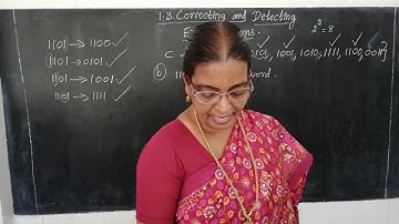 Sec 1.3 Correcting and detecting error patterns - Exercise problems