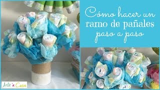 How to Make a bouquet of diapers