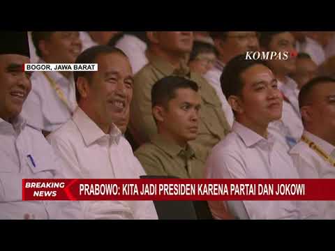 Beri Pujian dan Terima Kasih di Pidato HUT Gerindra, Presiden Prabowo: Hidup Jokowi!