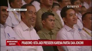 Beri Pujian dan Terima Kasih di Pidato HUT Gerindra, Presiden Prabowo: Hidup Jokowi!