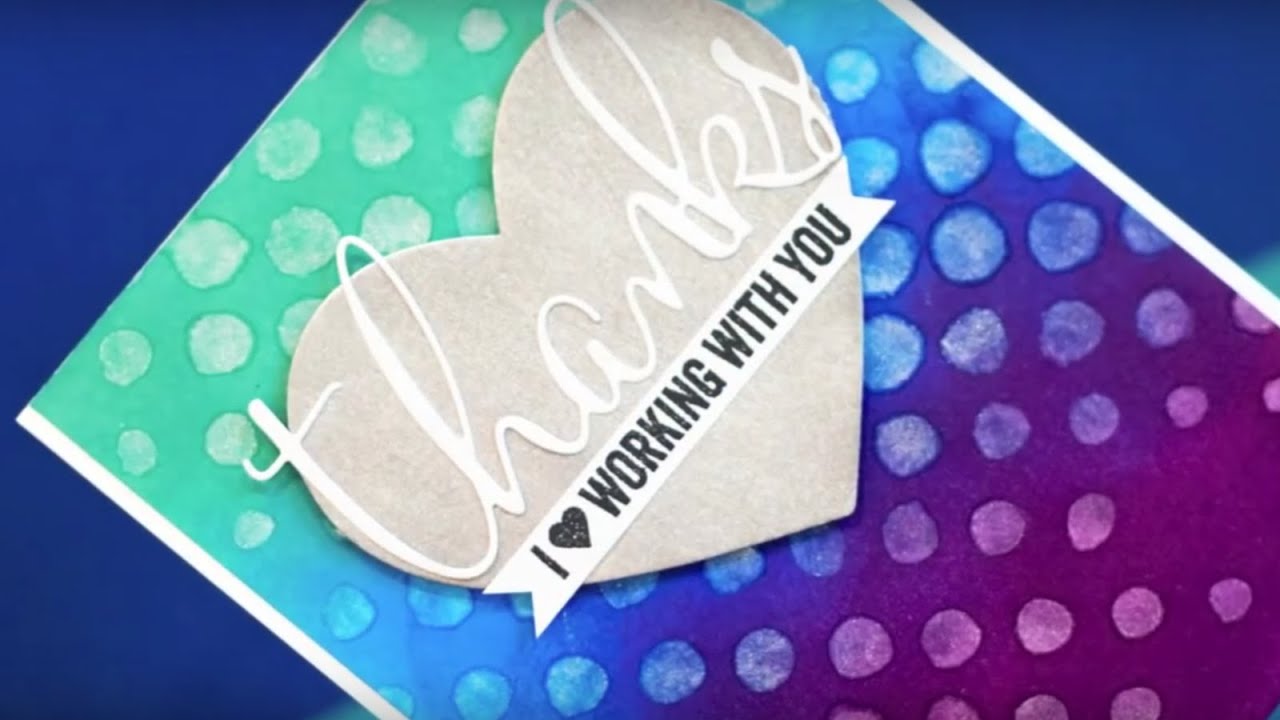 Stencils + Distress Ink + Water