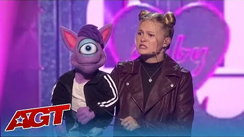 Darci Lynne, 15, Is BACK On America's Got Talent Indroduces Her NEW Puppet Friend Who Can RAP!