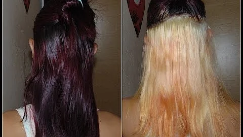 Como tirar o vermelho do cabelo sem água oxigenada?