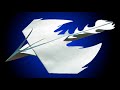 cara membuat pesawat naga dari kertas | Terbang Lama!!! | How To Make a Dragon Plane Out Of Paper