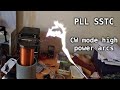 Pll sstc   power arcs in cw mode  solid state tesla coil
