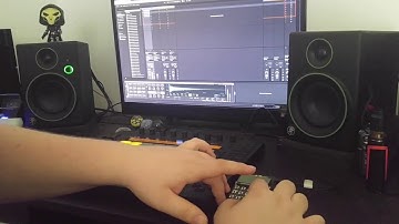 Ableton Push and Teenage Engineering PO-20 sample jam