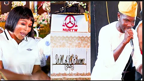 BOSS!MC Oluomo Gets Big NURTW Birthday Cake Even After Been Suspended,Yoruba Actor Ijebu Turn Rapper