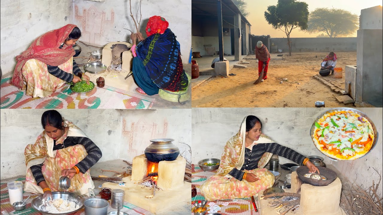 sunday एक और काम अनेक☀️सुबह से शाम कब हो जाती🤷🏻‍♀️पता ही नही चलता How to make pizza at home easily 