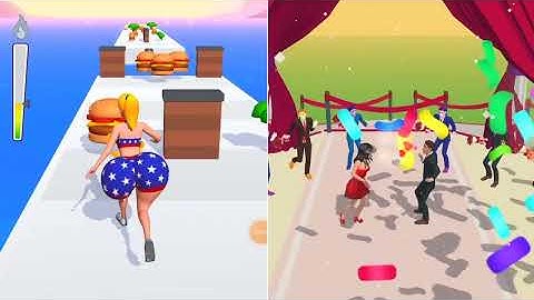 Twerk Race 3D - Gameplay Walkthrough Part 1 All Levels 1-8 (Android,iOS)