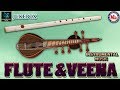 Flute And Veena | Instrumental Music |  Instrumental Audio Jukebox  |
