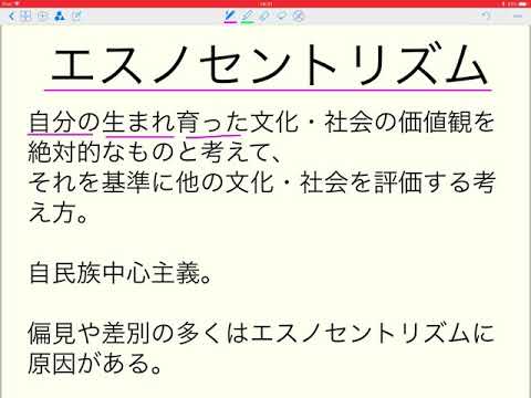 「 エスノセントリズム」って何？よく出るワード 重要頻出 日本語講師 合格 日本語教育能力検定試験