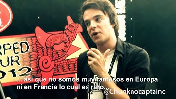 Chunk No, Captain Chunk Entrevista en Vans Warped Tour 2012