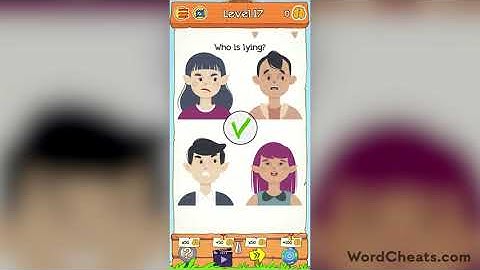 Braindom 2 Level 17 - Who is lying?