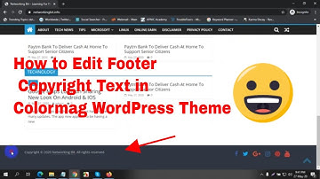 (SOLVED) Edit Footer Copyright Text in Colormag WordPress Theme