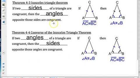 Geometry 4 5 Class Notes Video